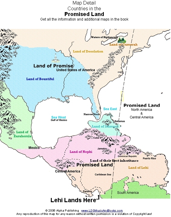 promised land promise map book mormon geography